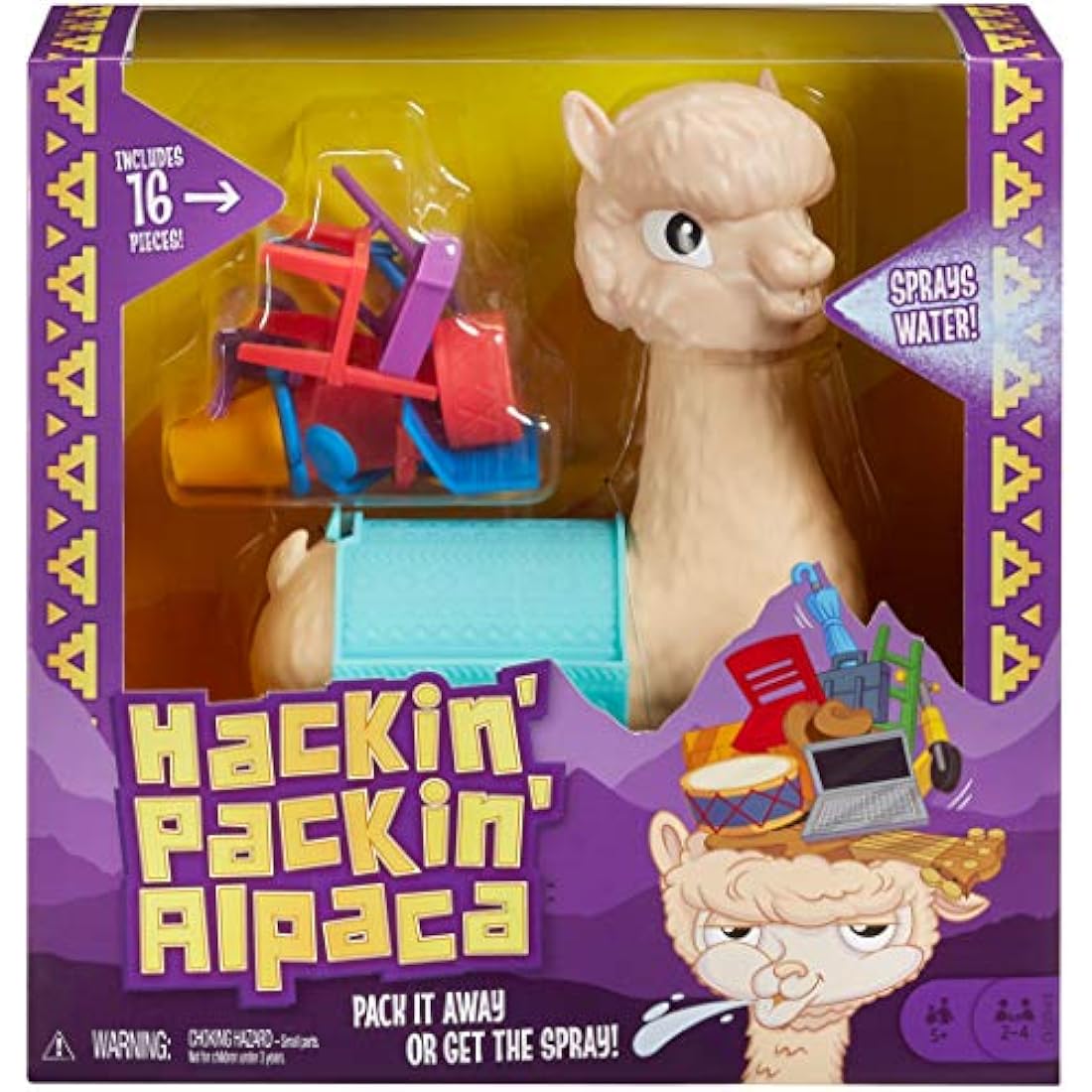Jolof Store Hackin’ Packin’ Alpaca Stacking Game for Kids Ages 5+