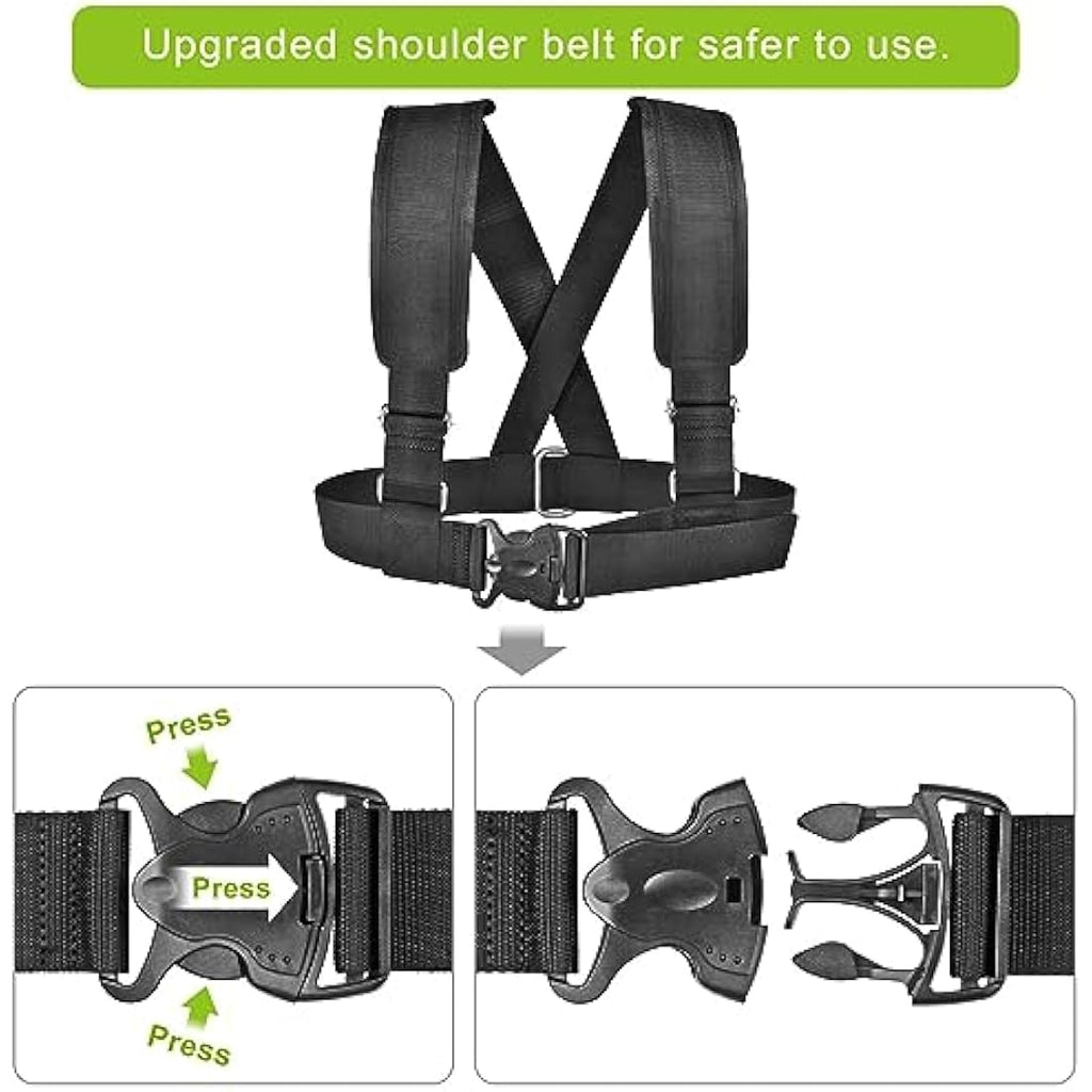 Kipika Weight Sled | Adjustable Height Fitness Sled for 1" & 2" Plates