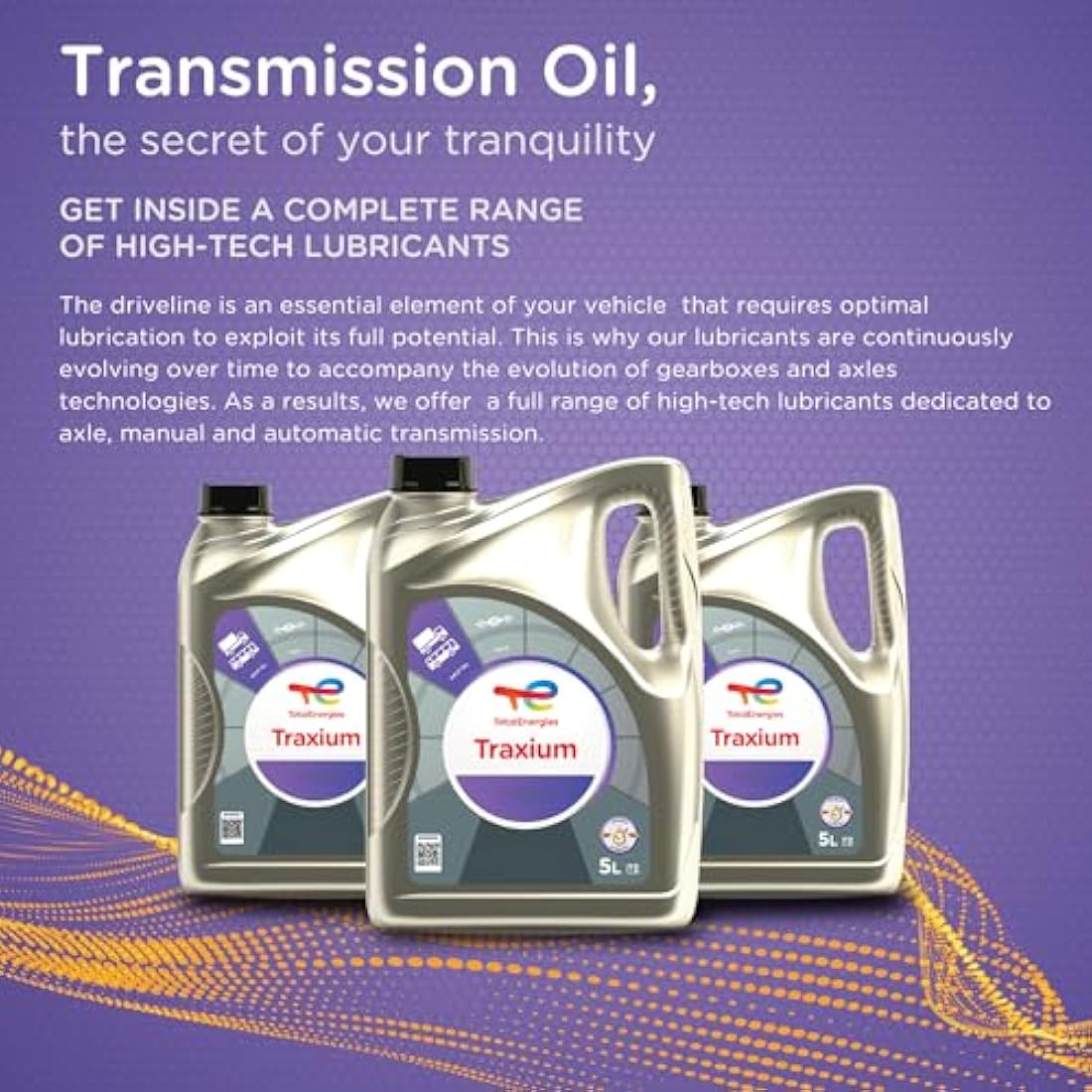 TotalEnergies Traxium Dual 9 FE 75W90 Synthetic Transmission Oil - 1L