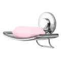 LEVERLOC Soap Dish for Shower, Stainless Steel Suction Sponge Holder