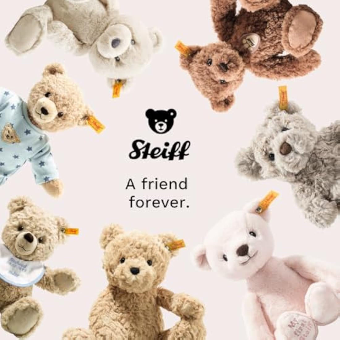 Steiff Sweet Dreams Lamb Baby Comforter - Pink Soft Plush Toy, 30cm