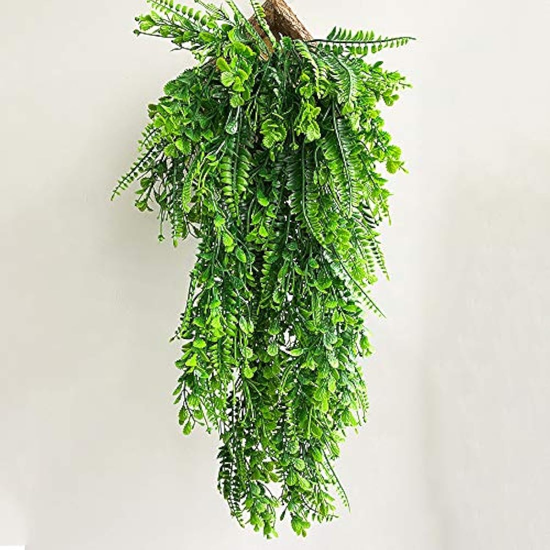 Jolof Store 2-Piece Artificial Hanging Ferns – 80cm Fake Ivy Vines