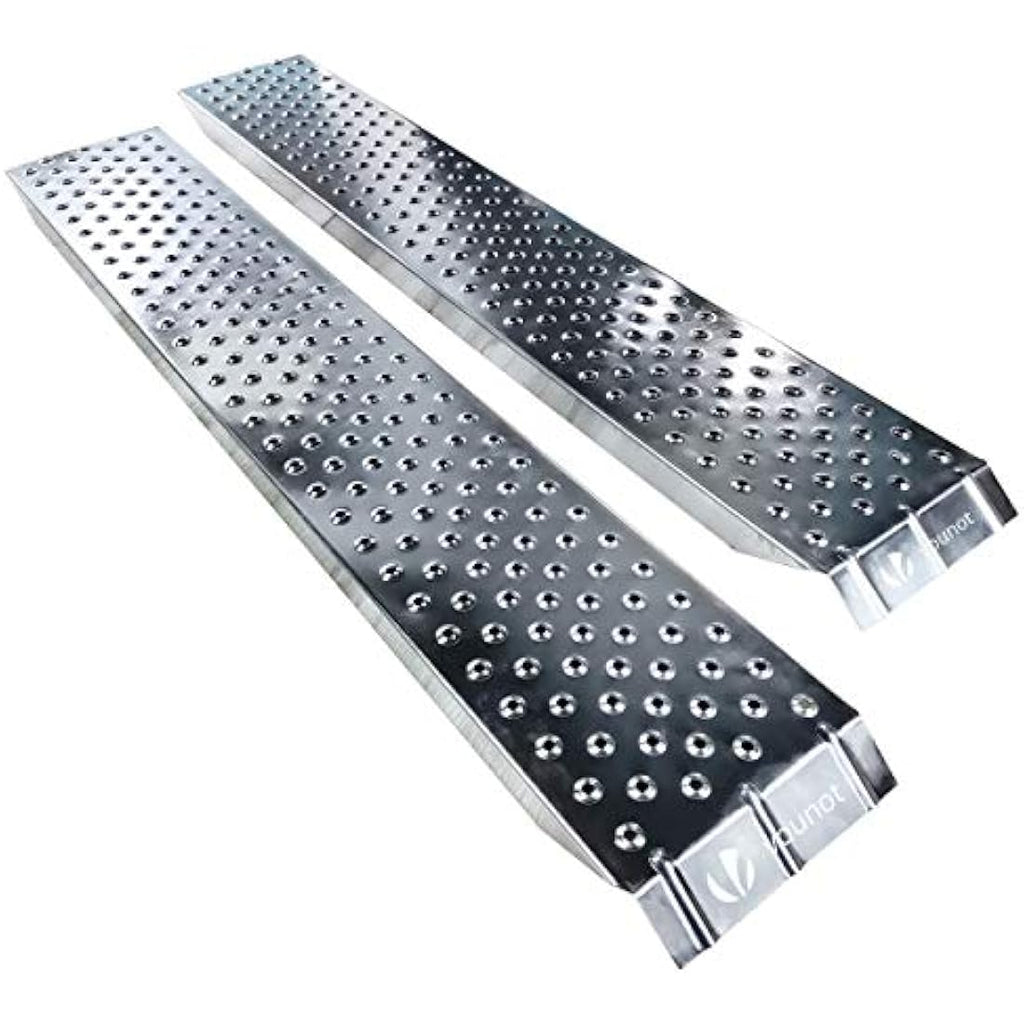 VOUNOT Heavy Duty Steel Loading Ramps | 400kg Capacity for ATV & Moto