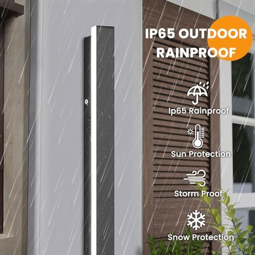 Mikeru 180CM Outdoor Wall Sconce | 60W Linear IP65 LED Garden Light