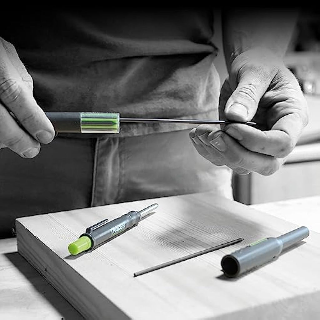 Tracer Deep Hole Construction Pencil Kit with 6 Leads and Site Holster