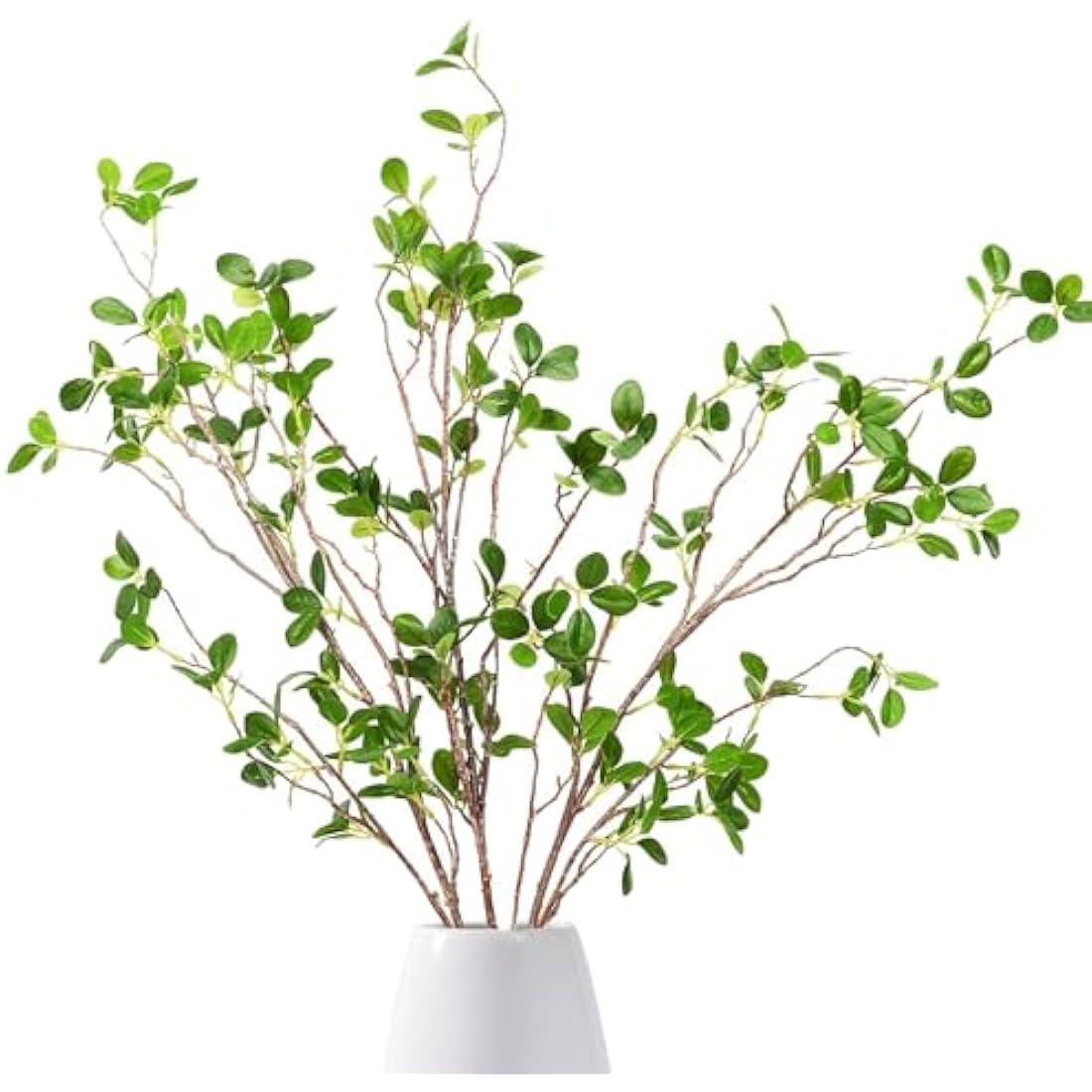 3Pcs Artificial Ficus Branches | 43.3in Faux Greenery Stems