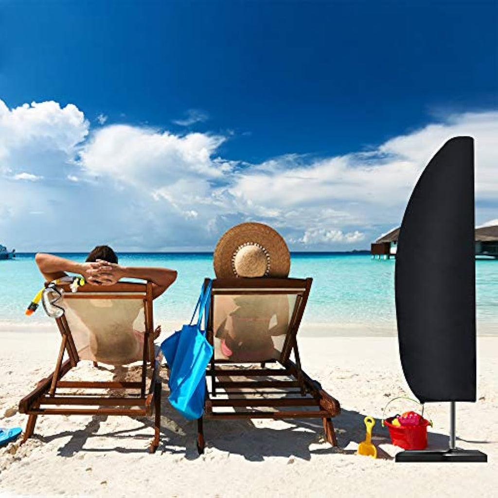 Jolof Store Waterproof Cantilever Parasol Cover with Rod - 265cm