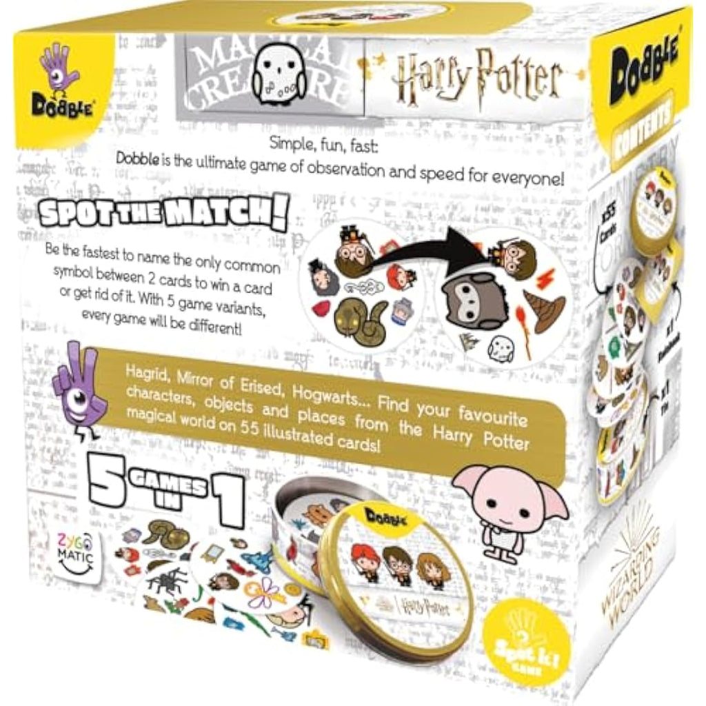 Harry Potter Dobble Card Game by Asmodee – Family Observation Game