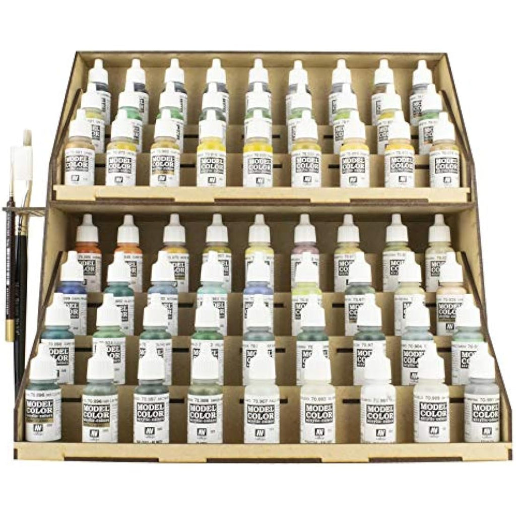 War World Gaming MDF 7-Tier Paint Station - 98 Pot Model Paint Stand