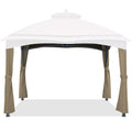 ABCCANOPY Replacement Corner Curtains for Lowe's 10x12 Gazebo, Khaki