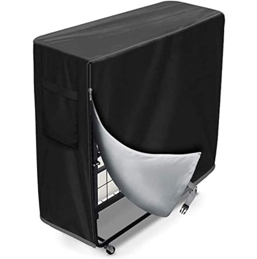 UCARE Folding Bed Dust Proof Storage Bag for Indoor and Outdoor Multifunctional Beds Protection 38.9 * 14.9 * 44.9in Black