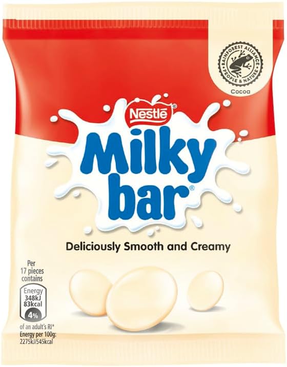 Milkybar White Chocolate Giant Buttons Sharing Bag - 48 x 30g Bulk Pack