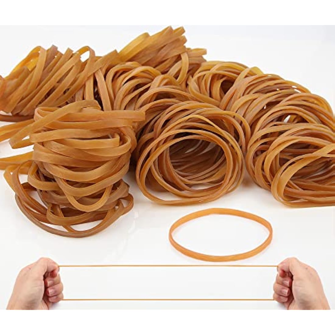 Jolof Store 280Pcs Natural Rubber Bands – Heavy Duty Elastic Bands