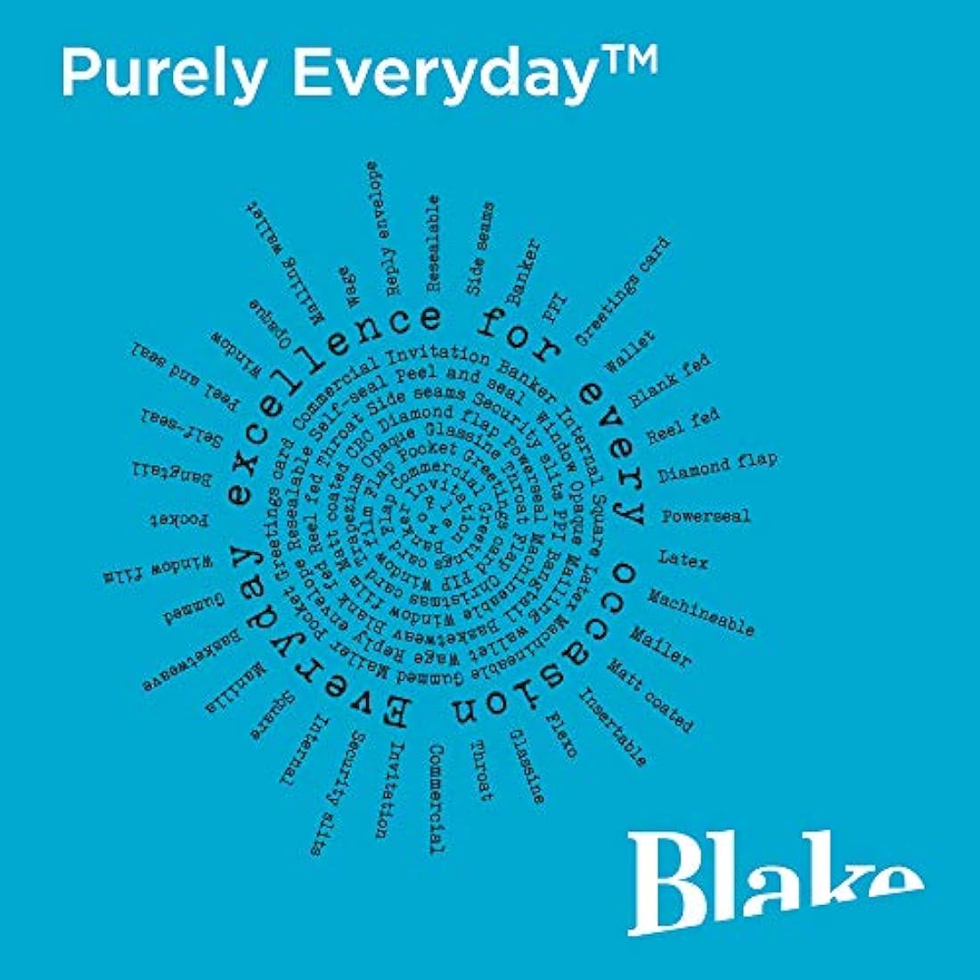 Blake DL White Envelopes 100gsm Peel and Seal - Pack of 50