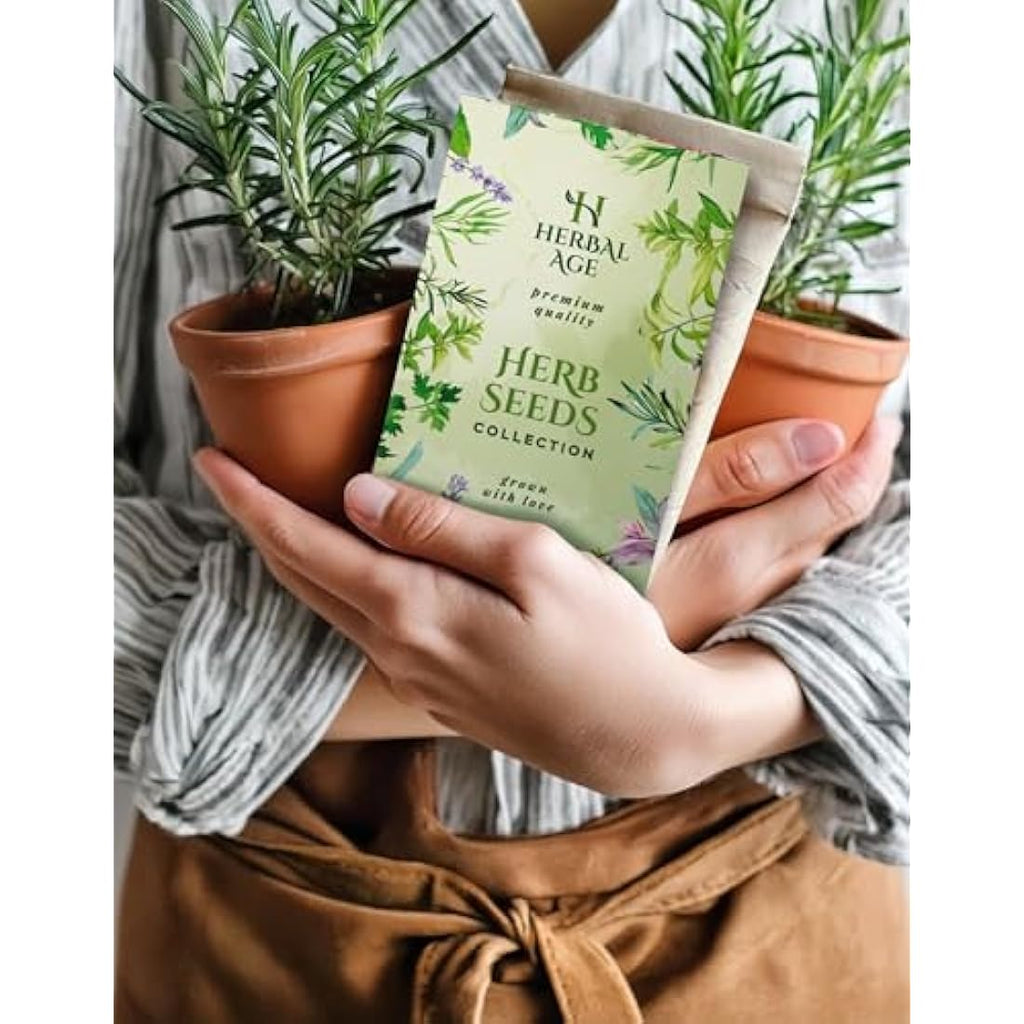 Herbal Age Herb Garden Kit - 12 Culinary Varieties & 8700+ Seeds