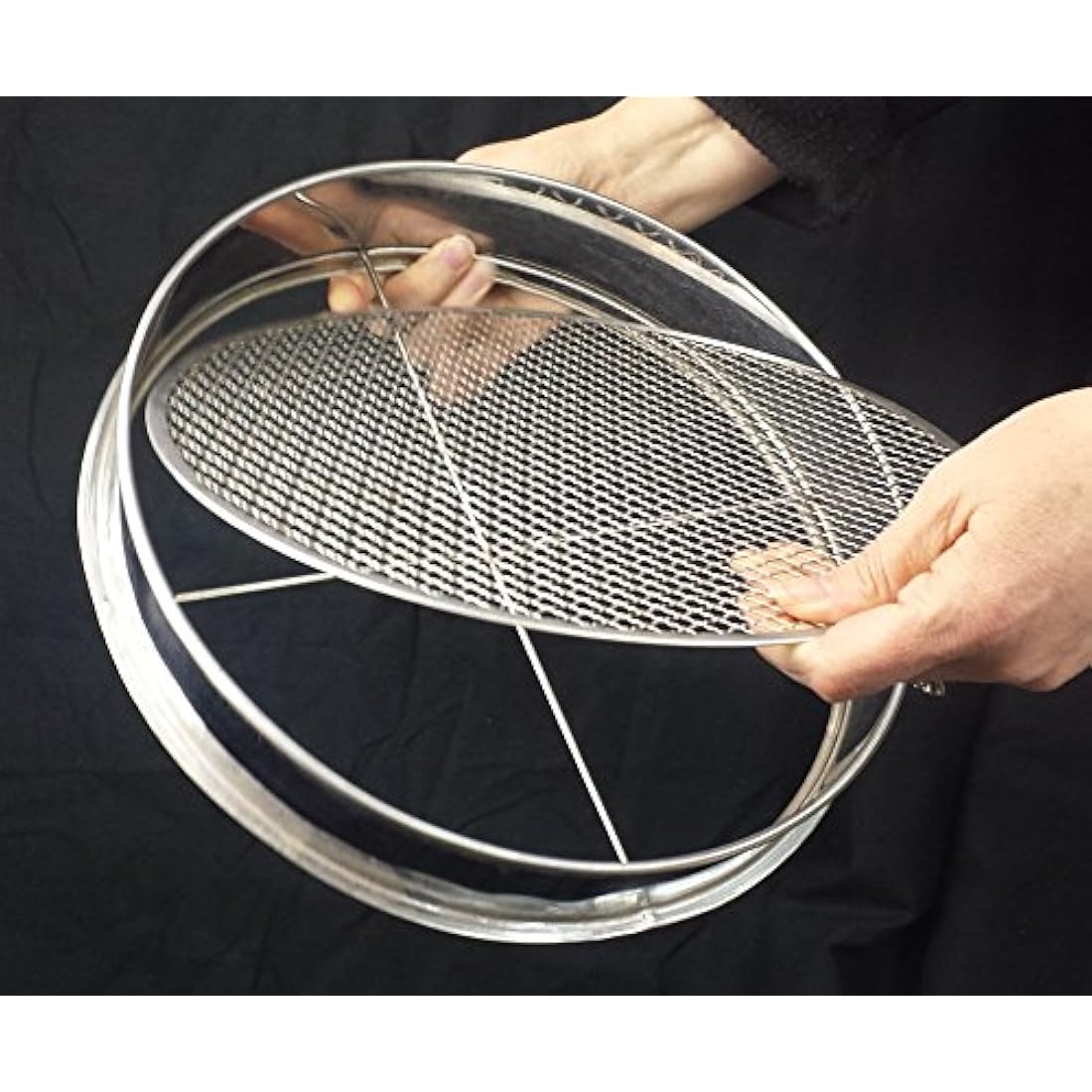 Practicool Stainless Steel Garden Sieve – 4 Mesh Sizes & Bonus Spade