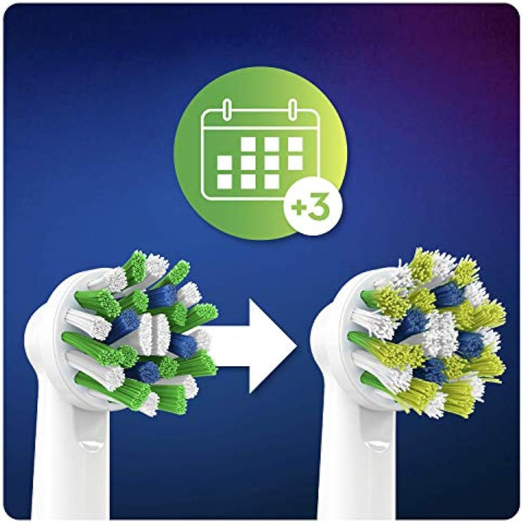 Oral-B CrossAction Replacement Toothbrush Heads with CleanMaximiser - 5 Pack