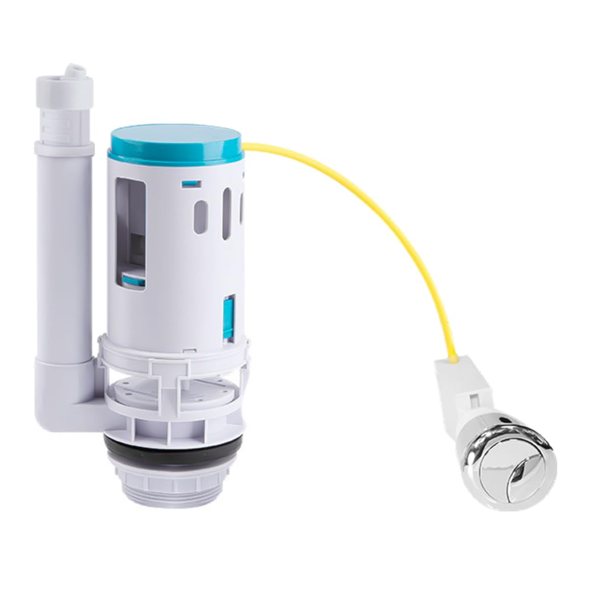 Dual Flush Toilet Drain Valve - Adjustable ABS Cistern Kit