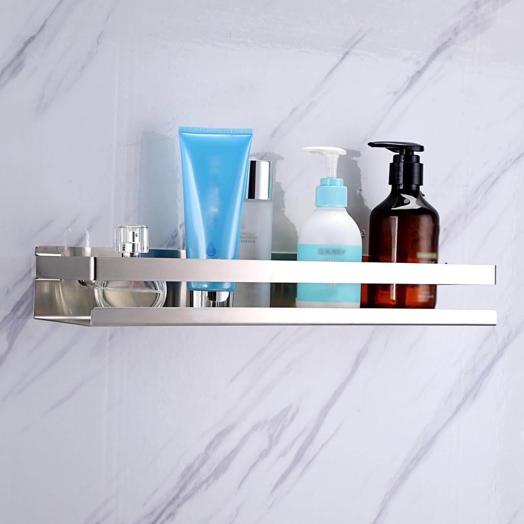 OwnMy Bathroom Shower Shelf Stainless Steel Bath Kitchen Basket Shower Caddy Rack - image 3