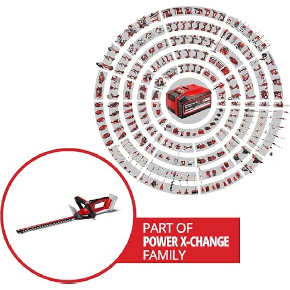 Einhell GC-CH 18/40 Li Cordless Hedge Trimmer | 40cm Blade - Solo