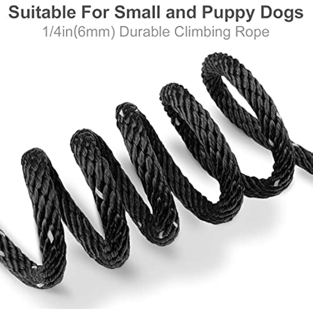Long Reflective Dog Training Lead - 15M Nylon Puppy Leash