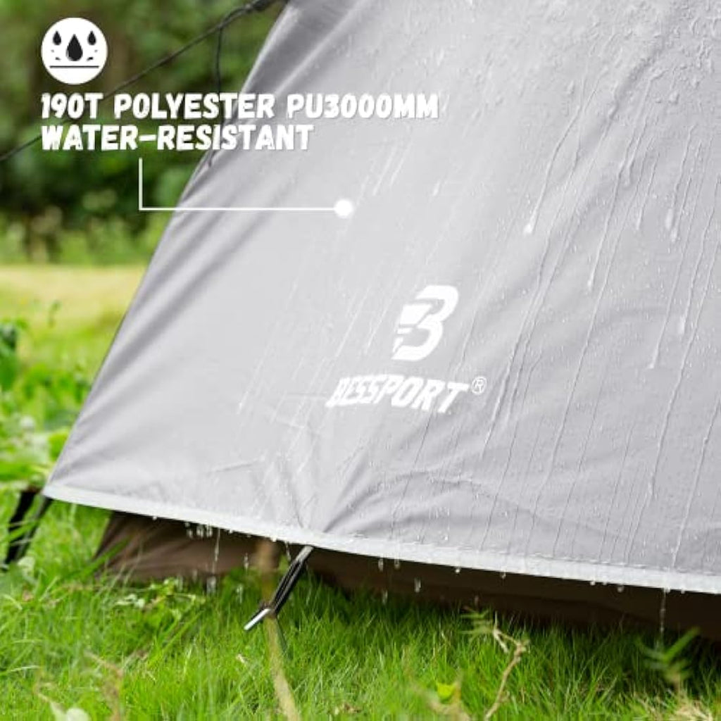 Bessport 2-Person Dome Camping Tent | 4-Season Waterproof Ultralight