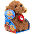 Waffle the Wonder Dog Soft Toy with Sound – Brown Plush Stuffed Animal