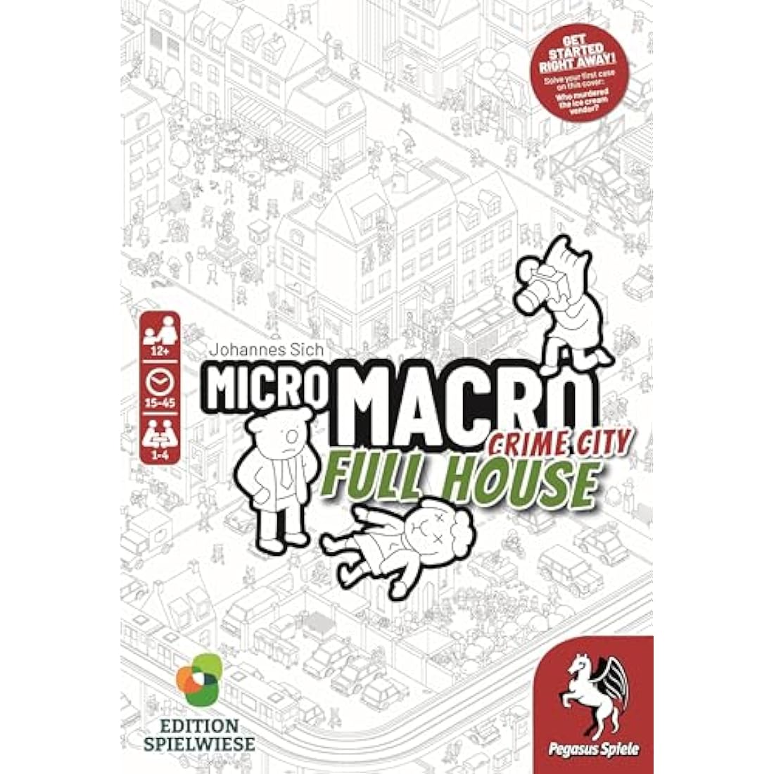 MicroMacro: Crime City – Full House Board Game by Pegasus Press