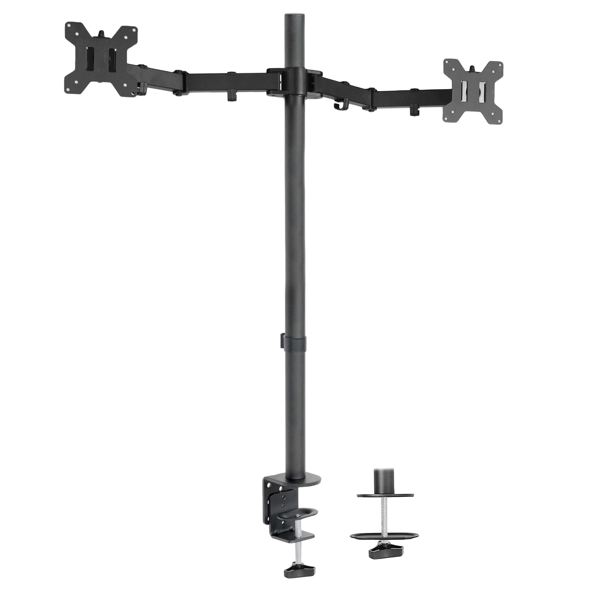 VIVO Dual Monitor Stand – Extra Tall 39" Pole Desk Mount for 27" Screens
