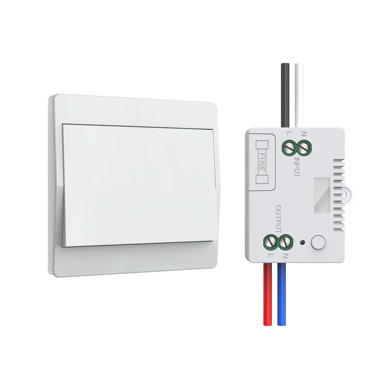 Thinkbee Wireless Kinetic Light Switch - Self-Powered RF Remote Kit