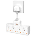 Jolof Store 4 Way Multi Plug Adaptor | PD20W USB C & 3 USB Ports