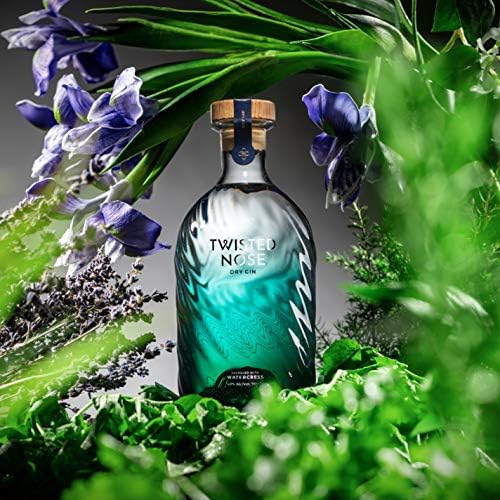 Twisted Nose London Dry Gin – Watercress Botanical Spirit – 70cl