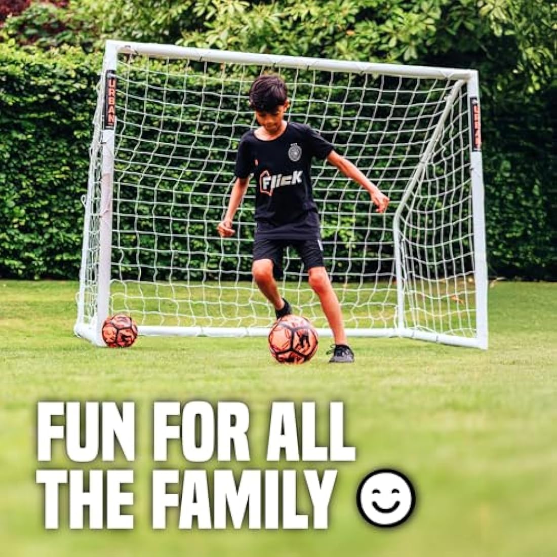 Football Flick uPVC Match Goal – All Weather Garden Training Goal