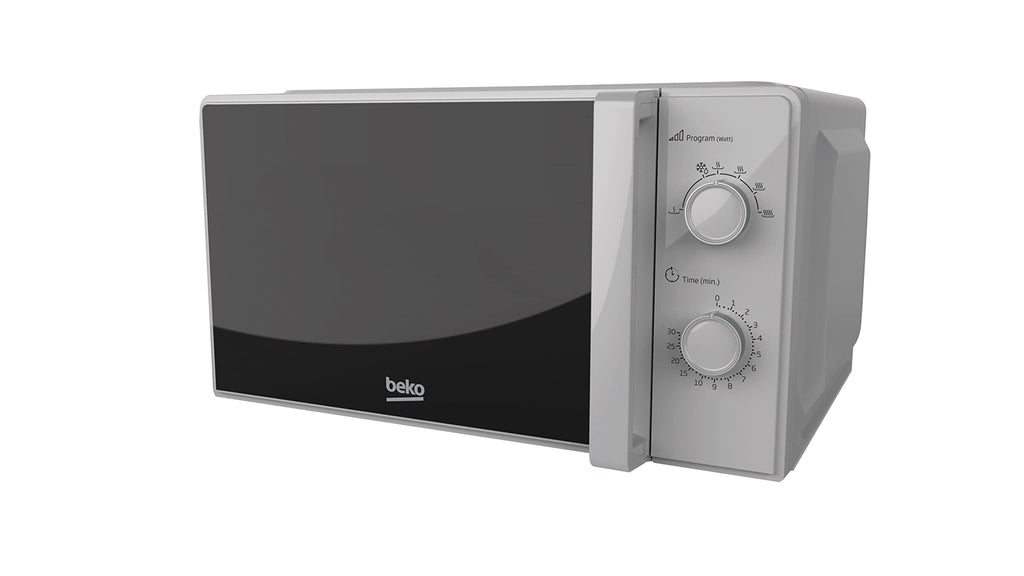 Beko MOC20100SFB Solo Microwave | 20L Capacity, 700W - Silver