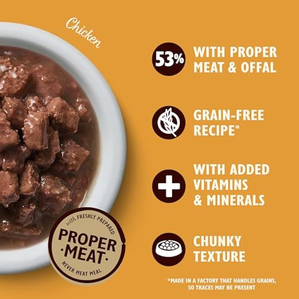 Lily's Kitchen Grain-Free Chicken Wet Cat Food in Gravy - 24 x 85g
