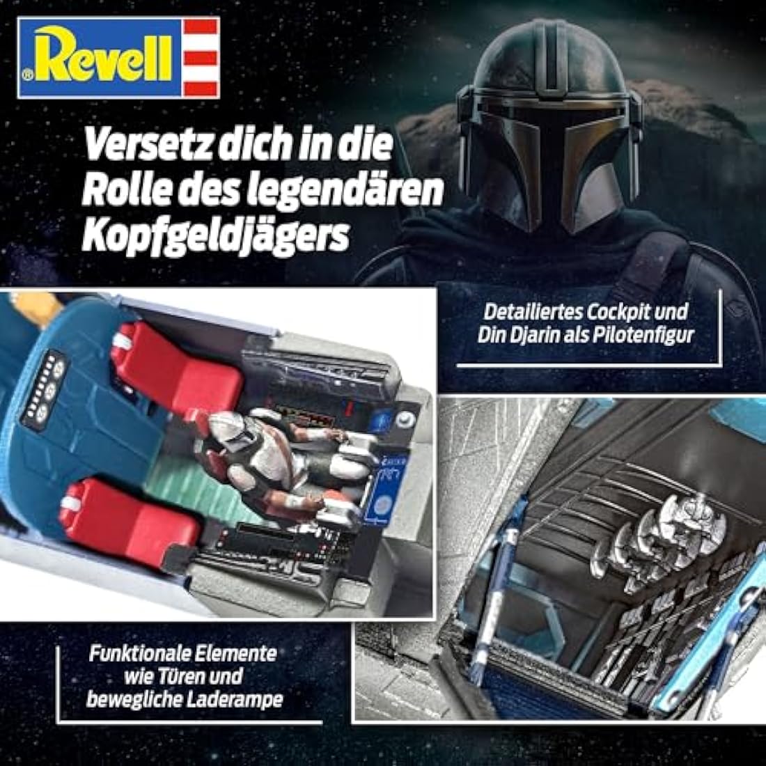 Revell Star Wars Mandalorian Razor Crest 1:72 Scale Model Kit