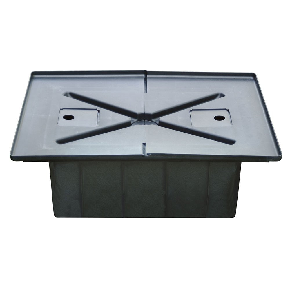 Laguna Fountain Reservoir Tray with Cover - 30L Heavy-Duty Basin