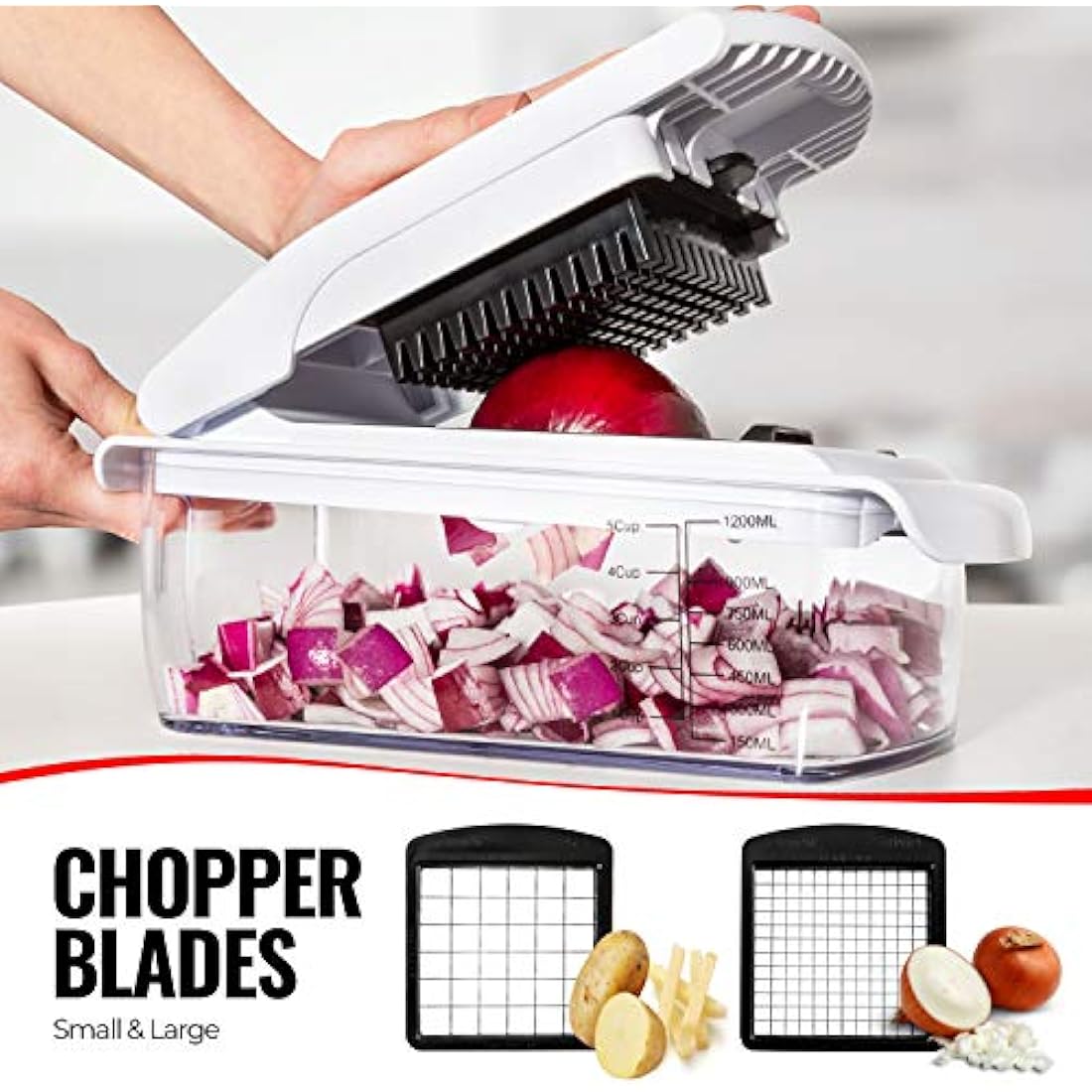 7-in-1 Vegetable Chopper | Mandoline Slicer and Dicer