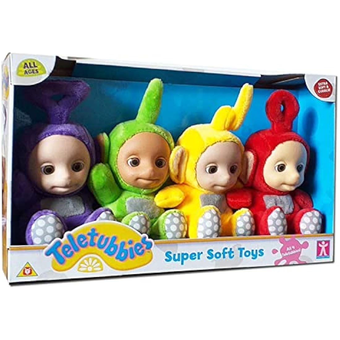 Teletubbies Full Set of 4 Super Soft Plush Toys by