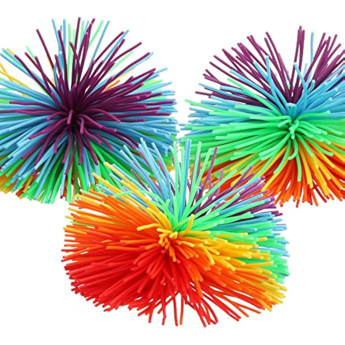 Jolof Store Monkey Stringy Balls – 6pc Silicone Sensory Fidget Toys