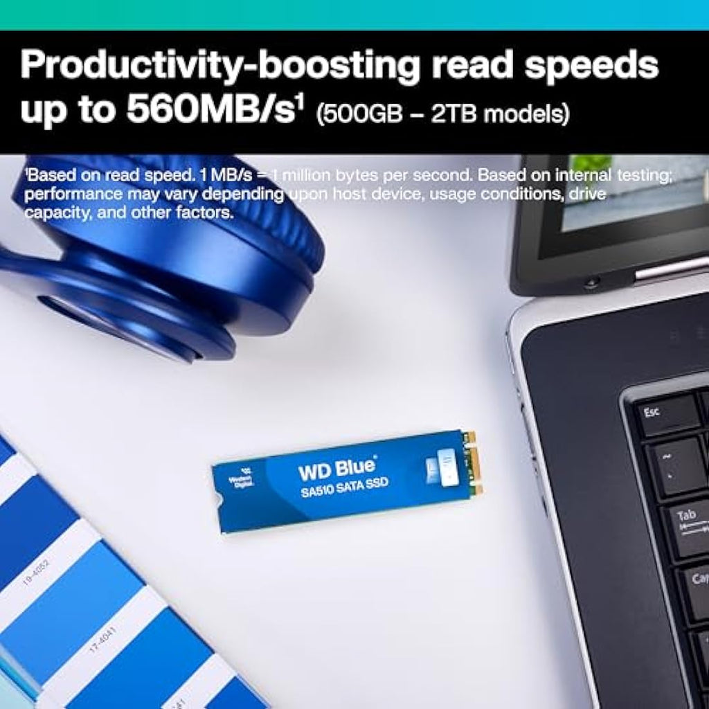 WD Blue SA510 250GB M.2 SATA SSD – Internal Solid State Drive