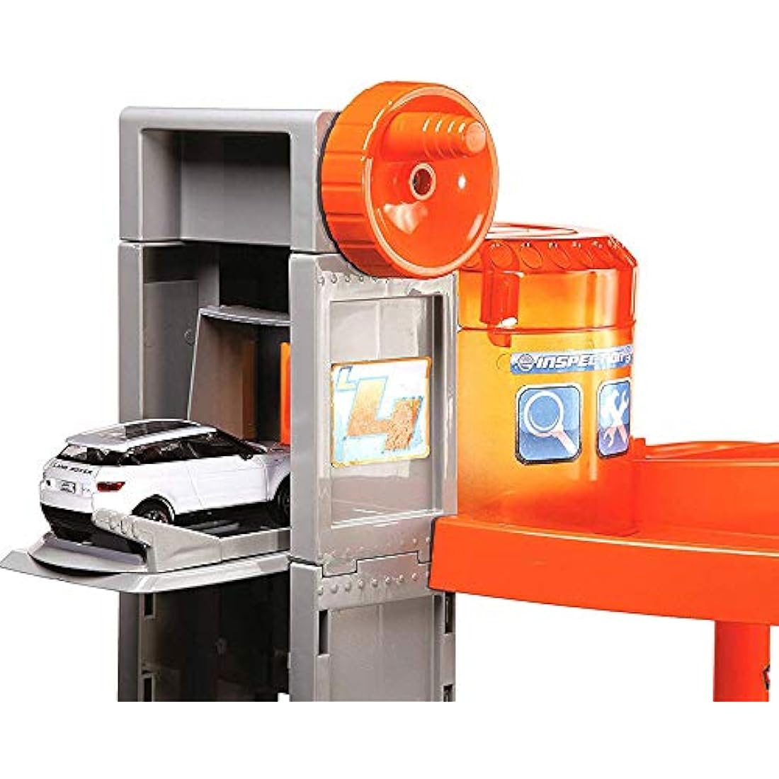 Bburago Street Fire Mega Dealer Showroom Garage - 1:43 Diecast Playset