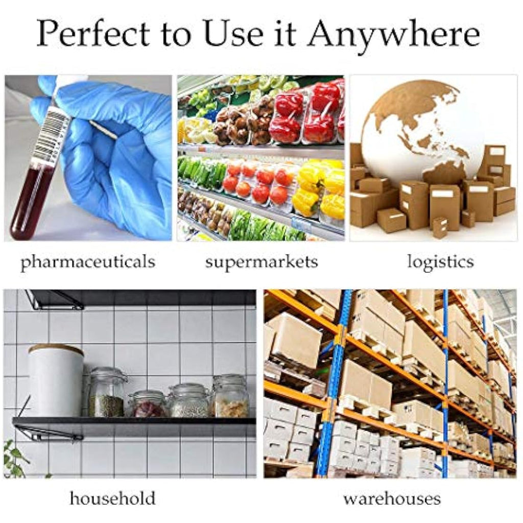 Aniyoo White Thermal Address Labels – 90x40mm Self Adhesive Roll (1000PCS)