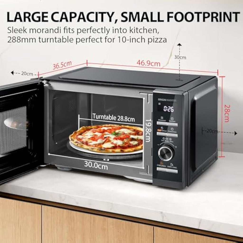 Toshiba 25L Origin Inverter Microwave Oven – 900W Morandi Grey