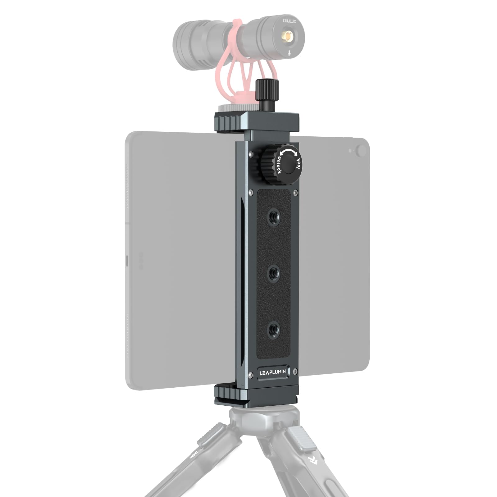 Leaplumin Aluminum Tablet Tripod Mount Adapter for iPad 4.7-12.9"