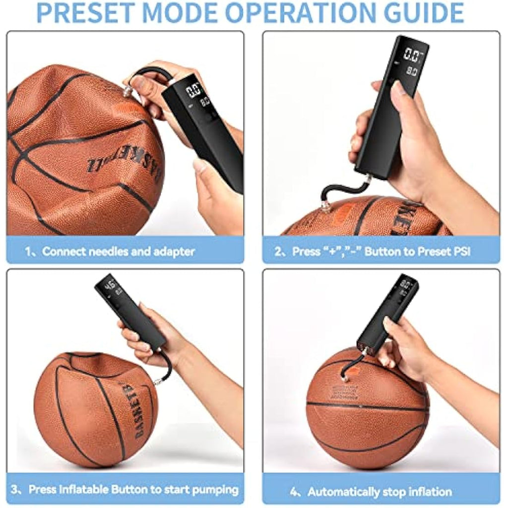 Electric Ball Pump – Smart Portable Inflator with LCD Display