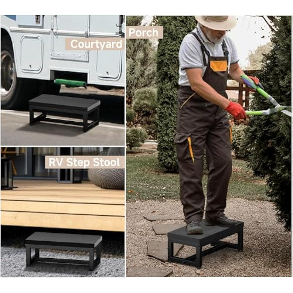 Heavy Duty HDPE Step Stool – Waterproof Non-Slip Footrest