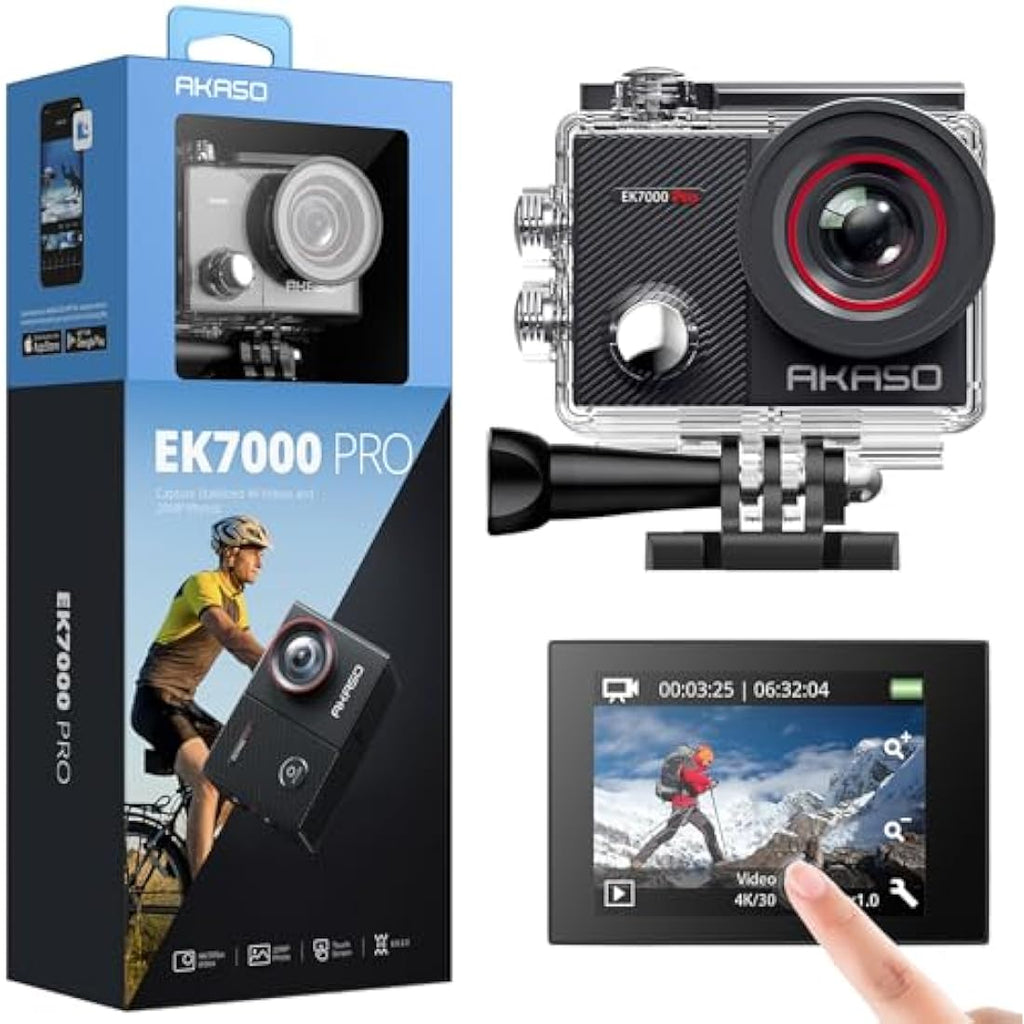 AKASO EK7000 Pro 4K Action Camera – Waterproof Touch Screen EIS