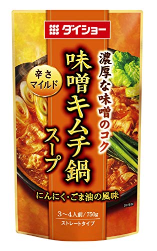 Daisho Miso Kimchi Hot Pot Soup Base – 26.5 oz (750 g) x 5 Packs