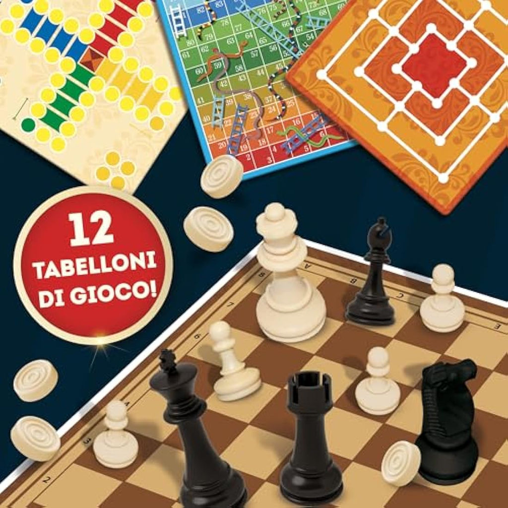 Liscianigiochi Riuniti More Than 100 Deluxe Box - Board Game Collection